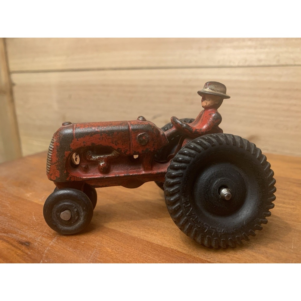 Vintage Cast Iron Tractor